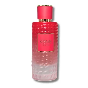 Botella Rome Pour Femme MAST Perfumes - Inspirado en Valentino Donna, notas de grosella negra, jazmín sambac y vainilla bourbon. Diseño en tonos rosados.