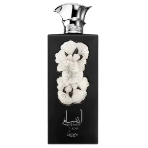 Perfume Ansaam Silver de Lattafa - Inspirado en Azzaro The Most Wanted, notas de cardamomo, lavanda y vainilla