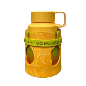 Botella de perfume Armaf Odyssey Go Mango - Fragancia frutal tropical con notas de mango, frutas exóticas y cítricos - Aroma jugoso y vibrante para verano